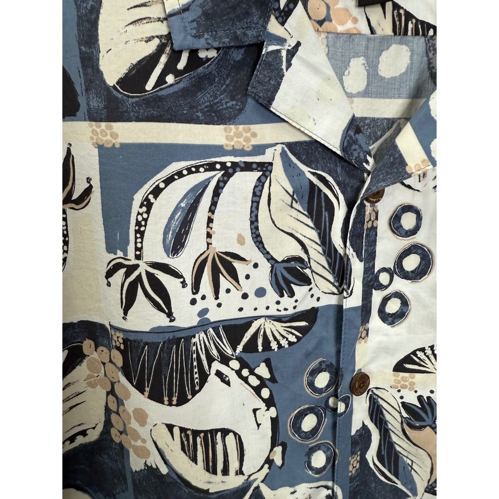 Patagonia Pataloha Lyocell‎ Hawaiian Aloha Shirt Abstract Print Men's XL 52552 - Picture 4 of 10